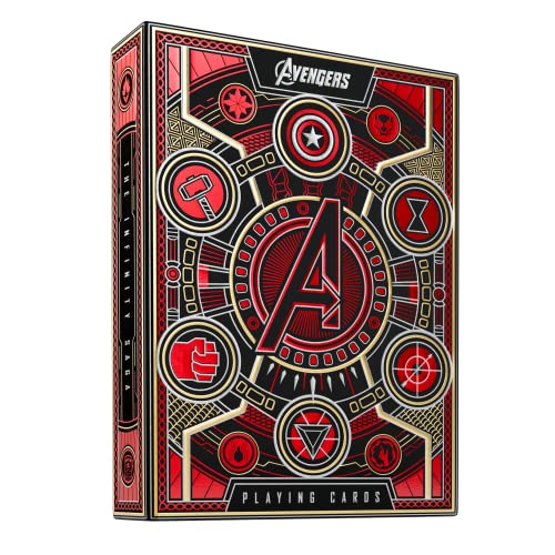 Avengers - The Infinity Saga (Spielkarten) Red Version von theory11