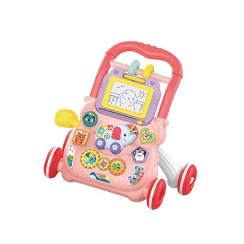 Baby Aktivität Walking Spielzeug Frühen Pädagogisches Kind Aktivität Zentrum Kinder Gleiten Auto Spielzeug, Rosa von Generic