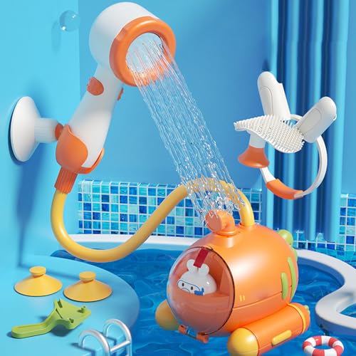 Baby Bad Spritzwasser Kinder Spielzeug Kleines Baby Baby Shampoo Wasser Spray Jungen Mädchen Kinder SCg283 (Orange, 9x11.5x10cm) von Generic