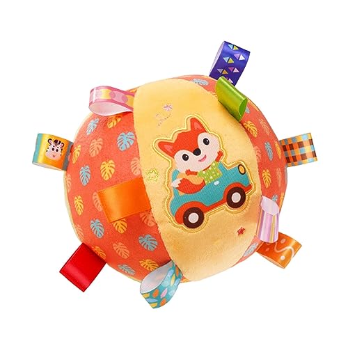 Baby Greif Plüschtier, Sensorisches Spielzeug, Weich mit Soundeffekten, Band Ball, Plüsch Rasselball Spielzeug für Geburtstagsgeschenke, Jungen Und Mä, Fuchs Baby Greif Plüschtier, Sensorisches Spielzeug, Weich mit Soundeffekten, Band Ball, Plüsch Rasselball Spielzeug für Geburtstagsgeschenke, Jungen Und Mä, Fuchs von Generic