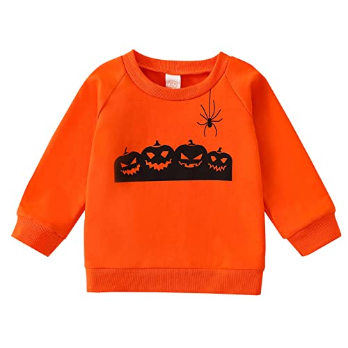 Baby Halloween Kostüm - Halloween Kostüm Karneval Halloween Strampler Baby Mädchen Fledermaus Kostüme Strampler Kleidung Set Halloween Kürbis Hoodie Motto-Party Kleid von Generic