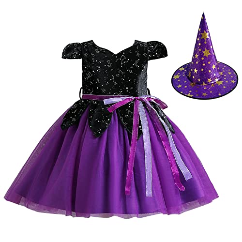 Baby Halloween Kostüm - Halloween Kostüm Kinder Fledermaus Cosplay Kostüm Baby Mädchen Fledermaus Kostüme Einteiliger Overall Mädchen Kleid Motto-Party Kleid von Generic