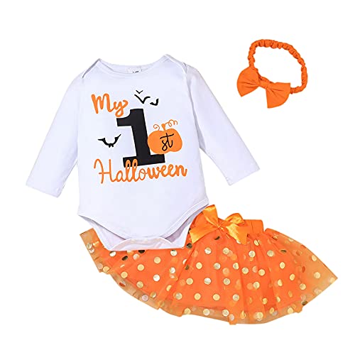 Baby Halloween Kostüm Hexen Zauberer Umhang Gothic VampirKostüm Prinzessin Halloween Kürbis Mantel Hut Set Sensenmann Kostüm Karneval Party Fasching Kleid Für Weihnachten Karneval Familienfeier von Generic