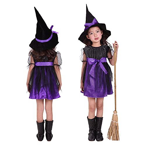 Baby Halloween Kostüm Hexen Zauberer Umhang Kinder Geister Kostüm Skelett Halloween Kürbis Mantel Hut Set Mittelalter Umhang Kapuzenumhang Tutu Kleid Set Für Kinder Halloween Kostüm Kinder Mädchen von Generic