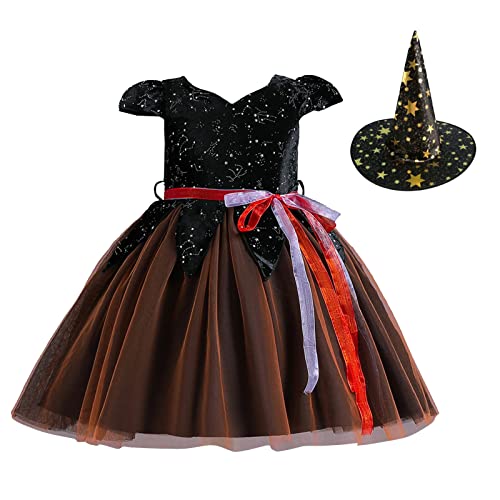 Baby Halloween Kostüm - Meine ersten Halloween Outfits Cosplay Kostüm kürbis kostüm kinder Strampler Kleidung Set Mädchen Kleid Karneval, Halloween von Generic
