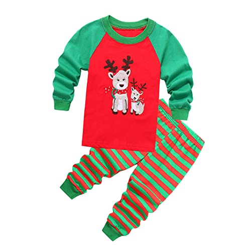 Baby Jungen Weihnachten Outfit - Santa Claus Cosplay Kostüm Kleinkinder Weihnachtsmannanzug Kinder Elfenkostüm Oberteil, Hose, Mütze Baby Born Weihnachtsoutfit für kinder babys von Generic