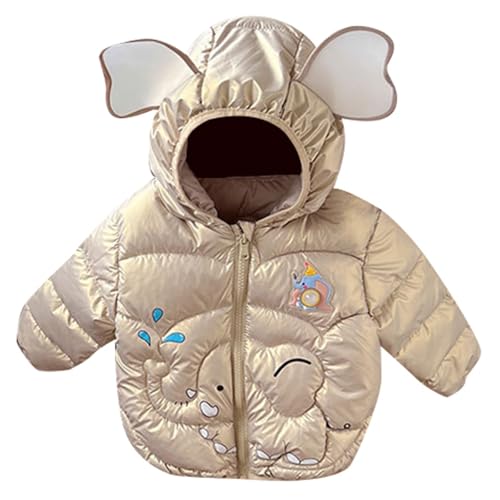 Baby Kinder Mäntel Gepolstert Mantel Oberbekleidung Daunen Warm Kinder Junge Daunenjacke Jacke Baby Winter Kinder Kleidung Mädchen Jacke, Baby-Mäntel-wojonifuiliy01 (Coffee, 12-18 Months) von Generic