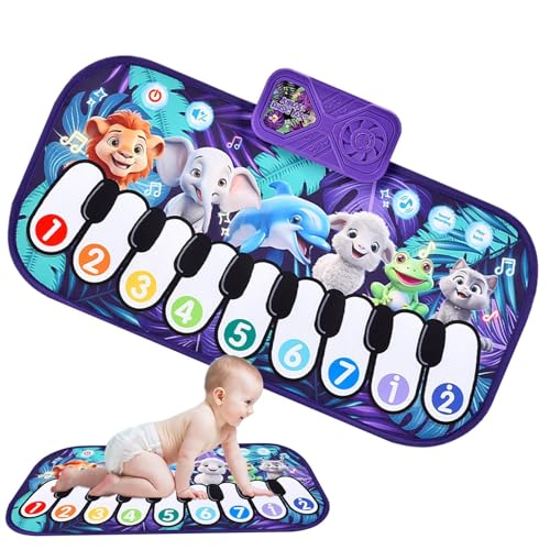 Baby-Klaviermatte, Klaviermatte, tragbares Bodenklavier mit Tiergeräuschen, Tracking-Spielzeug, Keyboard-Lernspielzeug, Musikinstrumente für Kleinkinder Baby-Klaviermatte, Klaviermatte, tragbares Bodenklavier mit Tiergeräuschen, Tracking-Spielzeug, Keyboard-Lernspielzeug, Musikinstrumente für Kleinkinder von Generic