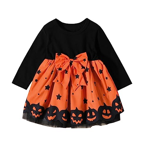 Baby Mädchen Kleid Bat Fledermaus Halloween Kostüm Cosplay Kinder Festlich Kleid Halloween Tüllkleid Tutu Kleid Halloween Outfit Kleidung Kinder Kleinkind Baby Mädchen (Black, 4-5 Years) von Generic