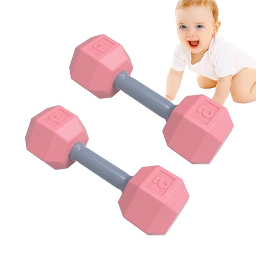 Baby Rasselhantel - Langhantel Spielzeug, Rassel Beißspielzeug | Perfektes Trainingsspielzeug, spannende Rassel und Beißspielzeug für Säuglinge, sensorisches Fitnessstudio Baby Rasselhantel - Langhantel Spielzeug, Rassel Beißspielzeug | Perfektes Trainingsspielzeug, spannende Rassel und Beißspielzeug für Säuglinge, sensorisches Fitnessstudio von Generic