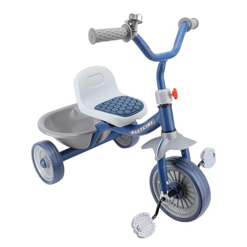 Baby-Trike-Kleinkindfahrrad, Anfänger-Kleinkind-Trainingsfahrrad mit Aufbewahrungskorb und Verstellbarem Stuhl, Rutschfestes Kinder-Trike-Spielzeug, Überschlag Vermeiden, von Generic