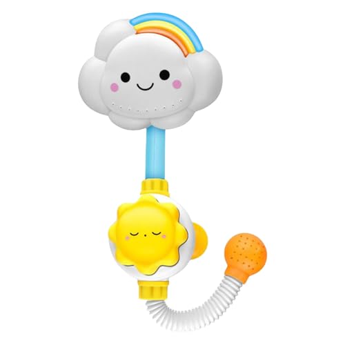 Babypartykopf für Badewanne, Babybadspielzeug | Regenbogenwolkenspray Wasser Babyparty Sprühgerät - Badezimmerbadewanne Spielzeug für Kinder und verbessert Badespaß von Generic