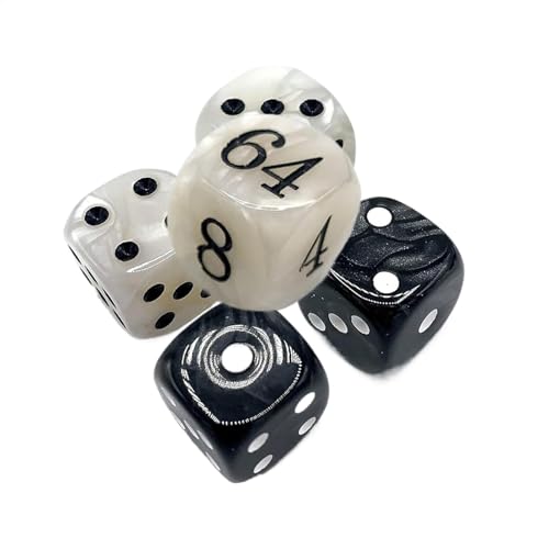 Backgammon Dice Set - Hochwertige Acrylwürfel, Backgammon Brettspielzubehör | Tragbare Verdopplungswürfel mit wasserdicht von Generic