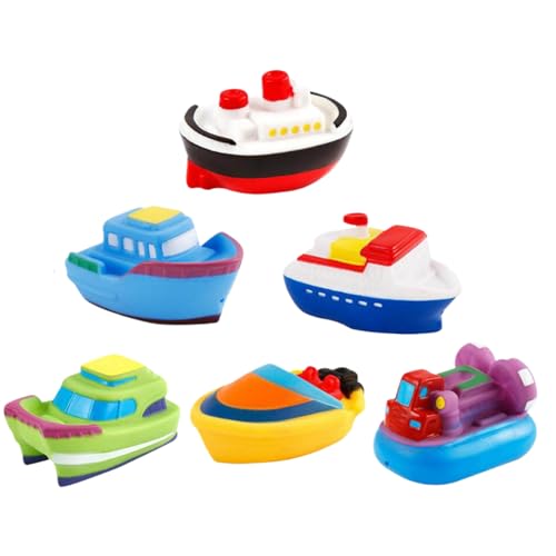 Badeboot Spielzeug | Wasserspielzeug Für Badewanne - Kinder Strandspielzeug 6 Stück Für Schwimmbad Badeboot Spielzeug | Wasserspielzeug Für Badewanne - Kinder Strandspielzeug 6 Stück Für Schwimmbad von Generic