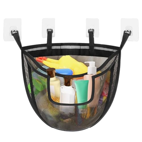 Badespielzeug-Aufbewahrung, Netz-Spielzeugtaschen, große Kapazität, Organizer-Mülleimer für Badezimmer, Dusche, Spielzeug, Küche, Schrank, Schlafsaal, hängender Babykorb für Wanne, Schwimmen, Reisen Badespielzeug-Aufbewahrung, Netz-Spielzeugtaschen, große Kapazität, Organizer-Mülleimer für Badezimmer, Dusche, Spielzeug, Küche, Schrank, Schlafsaal, hängender Babykorb für Wanne, Schwimmen, Reisen von Generic