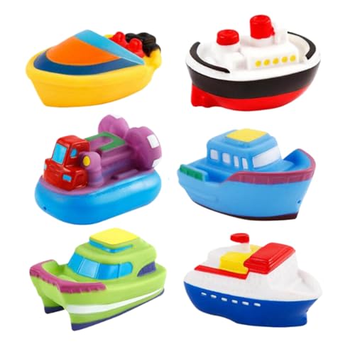 Badespielzeug Boote | Wasserspielzeug zum Schwimmen | 6-teiliges Set für 3 Jahre und älter – Lernspiel für Badewanne und Badespielzeug Boote | Wasserspielzeug zum Schwimmen | 6-teiliges Set für 3 Jahre und älter – Lernspiel für Badewanne und von Generic