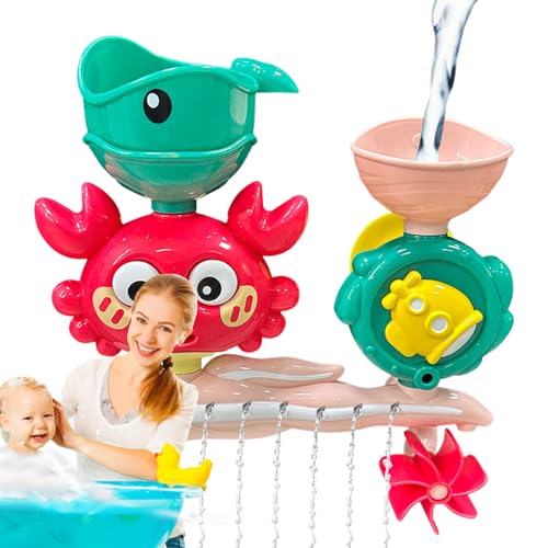 Badespielzeug mit Saugnapf, Wasserspielzeug für die Badewanne | Spielzubehör für Pool und – Spielwerkzeug für Babys zum Baden Badespielzeug mit Saugnapf, Wasserspielzeug für die Badewanne | Spielzubehör für Pool und – Spielwerkzeug für Babys zum Baden von Generic