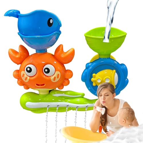 Badespielzeug mit Saugnapf, Wasserspielzeug für die Badewanne | Spielzubehör für Pool und – Spielwerkzeug für Babys zum Baden Badespielzeug mit Saugnapf, Wasserspielzeug für die Badewanne | Spielzubehör für Pool und – Spielwerkzeug für Babys zum Baden von Generic