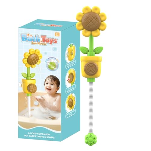 Badewannen-Spielzeug-Duschsprüher, Duschkopf-Spielzeug für Kleinkinder,Kindersprüher Blumenförmiger Duschkopf - Duschspielzeug für Vorschulkinder für Fantasie und Kreativität für Badewanne, Badeeimer von Generic