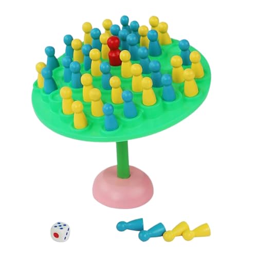 Balance-Baum-Spiel, Balance-Brettspiel, Stapelbares Holzmann-Brettspielzeug | Balance-Spiele Für Zwei Spieler, Familien-Tischpuzzlespiel Für, Mädchen, Kinder, Familie von Generic