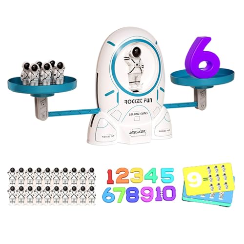 Balance Counting Toys, Balance Games for Kids,Family Tabletop Number Lernspielzeug | Accessoires für frühzeitige Lernaktivitäten für Zuhause, Schule, Kindergarten, Kindergarten von Generic