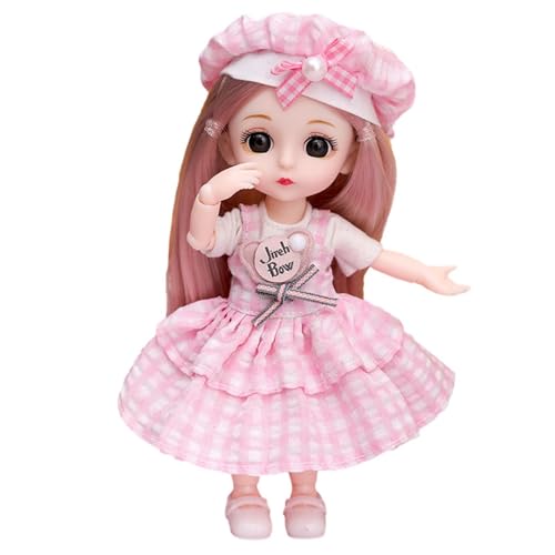 Ball Joint Puppe, 116 cm Puppe Prinzessin Girl Spielzeug Prinzessin Puppe BJD Puppe Kinder Mädchen Geburtstagsgeschenk Spielzeug 3 Joint Movable 6,3 Zoll Schönes Mädchen Dress -up Spielzeug - BJD von Generic