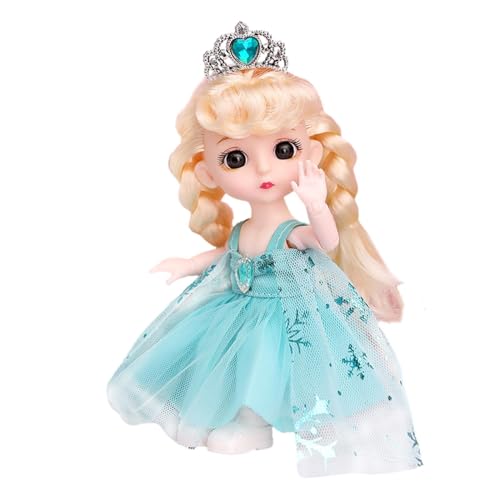 Ball Joint Puppe, 116 cm Puppe Prinzessin Girl Spielzeug Prinzessin Puppe BJD Puppe Kinder Mädchen Geburtstagsgeschenk Spielzeug 3 Joint Movable 6,3 Zoll Schönes Mädchen Dress -up Spielzeug - BJD von Generic