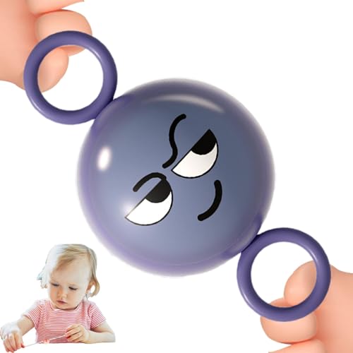 Ball mit Schnur für Kinder,Ball an einer Schnur für Kinder,Handübungs-Leuchtspielzeug für Kinder - Ausstrahlender Spielzeugball, Schwungrad-Spin-Fidget-Spielzeug, lustiger blinkender Gyro-Ball, flexib von Generic