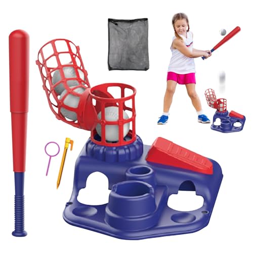 Baseball-Set für Kinder – Baseball-Spielzeug für Kleinkinder, T-Ball-Set für Kinder im Alter von 3–8 Jahren, Baseball-Teeball-Set für Kleinkinder, pädagogische Baseballspiele von Generic