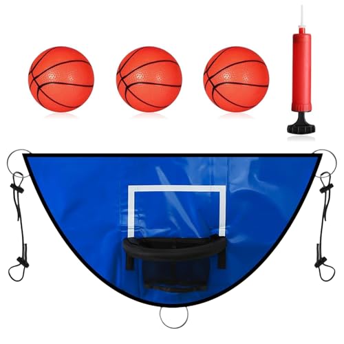 Basketball-Hoop für Kinder: Langlebiges Trampolin-Basketball-Set, verstellbare Spielausrüstung für den Außenbereich, mit einem wetterfesten Netz Basketball-Hoop für Kinder: Langlebiges Trampolin-Basketball-Set, verstellbare Spielausrüstung für den Außenbereich, mit einem wetterfesten Netz von Generic