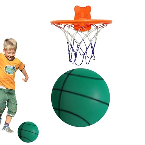 Basketball | Leiser Basketball-Indoor-Trainingsball der Größe 7 | High-Density Soft Foam Ball Mute Basketball für Kinder, Teenager, Erwachsene, Spielübungen von Generic