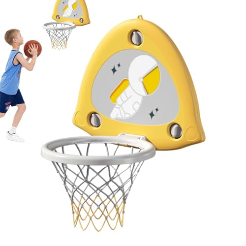 Basketballkorb, verstellbares kleines Kinder-Basketballkorb-Set, warme Basketballschuhe, höhenverstellbarer hängender Schießkorb, Kinder-Basketballkorb für Kindergartenschüler von Generic