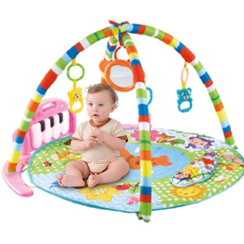 Bauch-Aktivitäten-Matte, Spielmatte für Kleinkinder, Cartoon-Klaviermatte mit Musik, zusammenklappbar, für Kleinkinder, G-Matte Bauch-Aktivitäten-Matte, Spielmatte für Kleinkinder, Cartoon-Klaviermatte mit Musik, zusammenklappbar, für Kleinkinder, G-Matte von Generic
