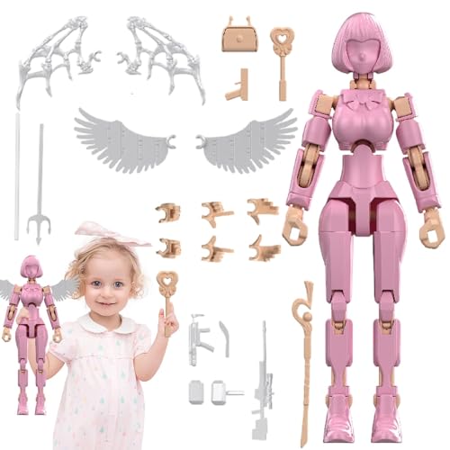 Bausteine ​​Figur,Actionfigur Bausteine ​​,Beweglicher Figuren-Modellbausatz für | Actionfiguren-Spielzeug, Actionfiguren-Blockbausatz, geeignet für, Mädchen, Kinder und Erwachsene von Generic