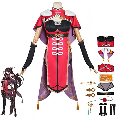 Beidou Kleid Cosplay Spiel Genshin Beidou Cosplay Kostüm für Frauen Halloween Outfit,M-Red Beidou Kleid Cosplay Spiel Genshin Beidou Cosplay Kostüm für Frauen Halloween Outfit,M-Red von Generic