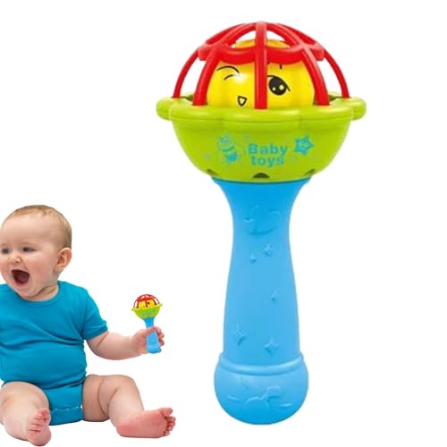Beißrassel, Rassel für Babys, Rasseln für Kleinkinder, bunt – Maracas für Babys, sensorisches Spielzeug, multifunktional, Beißspielzeug mit Rassel zur Förderung der Entwicklung von Beißrassel, Rassel für Babys, Rasseln für Kleinkinder, bunt – Maracas für Babys, sensorisches Spielzeug, multifunktional, Beißspielzeug mit Rassel zur Förderung der Entwicklung von von Generic
