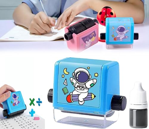 Beyonddraw Brain Improvement Device for Kids,Math Stamp Roller,Math Roller Stamp,Roller Digital Teaching Stamp,Addition Subtraction Multiplication Division (Addition) von Generic