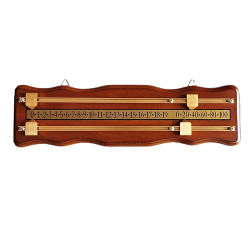 Billiard Score Board, Shuffleboard Score Keeper,Billard Score Anzeigetafel - Leicht lesbare Sportanzeigetafel, wiederverwendbare Billardmaler für 2 Spieler, Fußball-Billard Billiard Score Board, Shuffleboard Score Keeper,Billard Score Anzeigetafel - Leicht lesbare Sportanzeigetafel, wiederverwendbare Billardmaler für 2 Spieler, Fußball-Billard von Generic