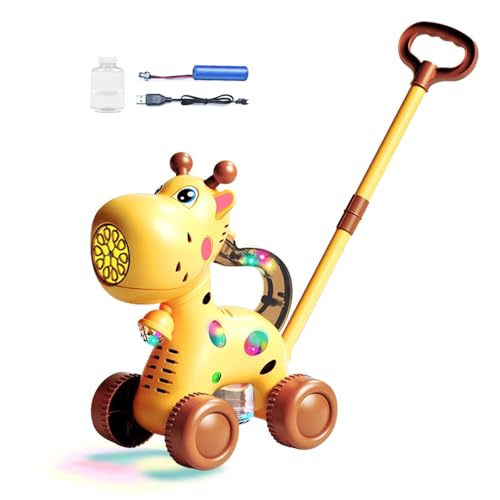 Blasenrasenmäher - Bubble Machine für Kinderwagen, süßer Bubble Wagen mit Tierrasenmäher | Blasenmaschine mit Traktor für Kinder ab 4 Jahren, Laufspielzeug Blasenrasenmäher - Bubble Machine für Kinderwagen, süßer Bubble Wagen mit Tierrasenmäher | Blasenmaschine mit Traktor für Kinder ab 4 Jahren, Laufspielzeug von Generic