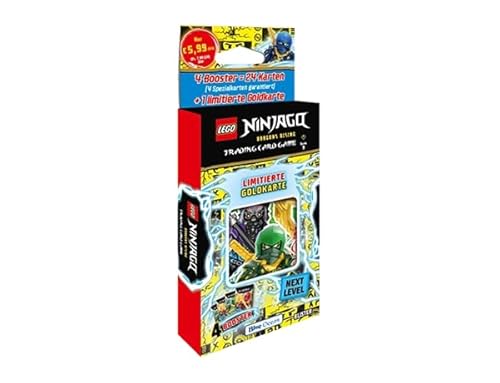 Blue Ocean Ninjago Trading Cards Serie 9 "Next Level Dragons Rising - 1x Eco Pack ohne direkte Auswahl der LE Karte (Deutsche Version) von Generic