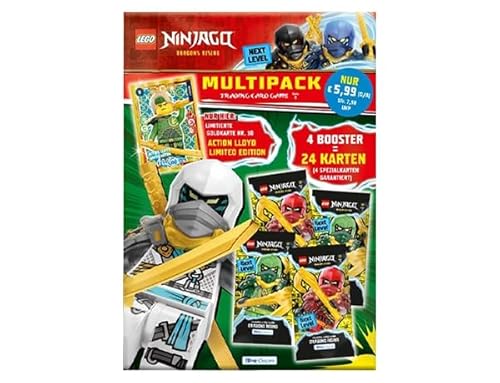 Blue Ocean Ninjago Trading Cards Serie 9 "Next Level Dragons Rising - 1x Multipack ohne direkte LE Karten Auswahl (Deutsche Version) von Generic