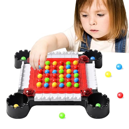 Bounce-Ball-Partyspiel, Bounce-Ball-Spiel | Brettspiel für logische Strategie,Dynamische Flipper-Eltern-Kind-interaktive Tabletop-Familienspiele für Kinder von Generic