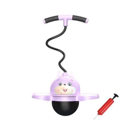 Bouncing Ball – Ball mit Griff, flexibler Cartoon-Jumper mit Griff, für Park, Fitnessstudio, Zuhause, niedlicher Jumper für das Training Mu Bouncing Ball – Ball mit Griff, flexibler Cartoon-Jumper mit Griff, für Park, Fitnessstudio, Zuhause, niedlicher Jumper für das Training Mu von Generic
