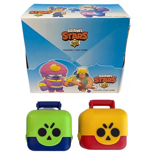 Brawl-Stars Karten 288 Karten 2 Koffer Figuren Mega Box von Generic