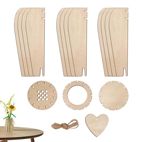 Building Blocks Vase - 3D Holz Blumenstrauß Bauset Set | Kreative Blumenvase aus hochwertigem Holz für Kinder, Familie und Freunde, Thanksgiving und Weihnachten p Building Blocks Vase - 3D Holz Blumenstrauß Bauset Set | Kreative Blumenvase aus hochwertigem Holz für Kinder, Familie und Freunde, Thanksgiving und Weihnachten p von Generic