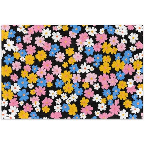 Buntes Puzzle mit Frühlingsblumen, 500 Teile, für Erwachsene, weißer Elefant, einzigartiges Puzzle, Blumenlandschaft, 500 Teile Buntes Puzzle mit Frühlingsblumen, 500 Teile, für Erwachsene, weißer Elefant, einzigartiges Puzzle, Blumenlandschaft, 500 Teile von Generic