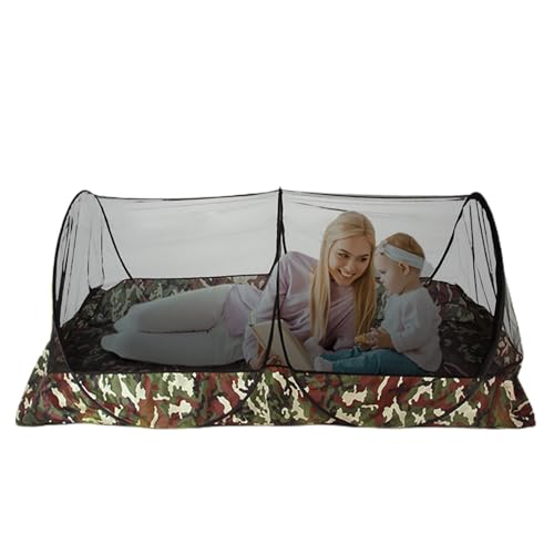 Camping Net Tent – im Freien, tragbarer Unterschlupf | leichtes faltbares Design, Reisetasche mit Schutznetzen für Bett, Terrasse, Camping, Garten, Wandertrips Camping Net Tent – im Freien, tragbarer Unterschlupf | leichtes faltbares Design, Reisetasche mit Schutznetzen für Bett, Terrasse, Camping, Garten, Wandertrips von Generic