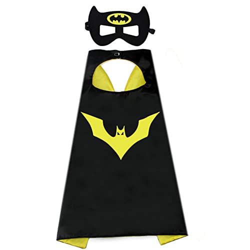 Capes und Masken,Superhelden Umhang Maske Superhelden Kostüm Verkleidet Umhänge für Jungen und Mädchen Superhelden Cape und Kinder Kostüme Party von Generic