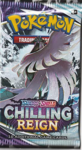 Chilling Reign Booster Pack Pokemon - Single Pack (10 Cards) von Pokémon