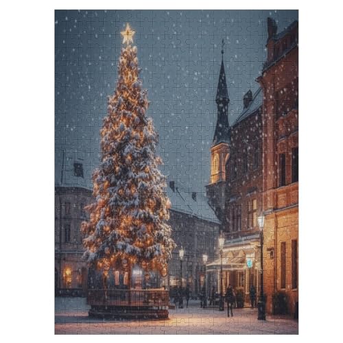 Christmas - 1000 Teile Puzzle – - Hochauflösendes - Gelegenheitsspiel – 1000 Teile Holzpuzzle 500 von Generic